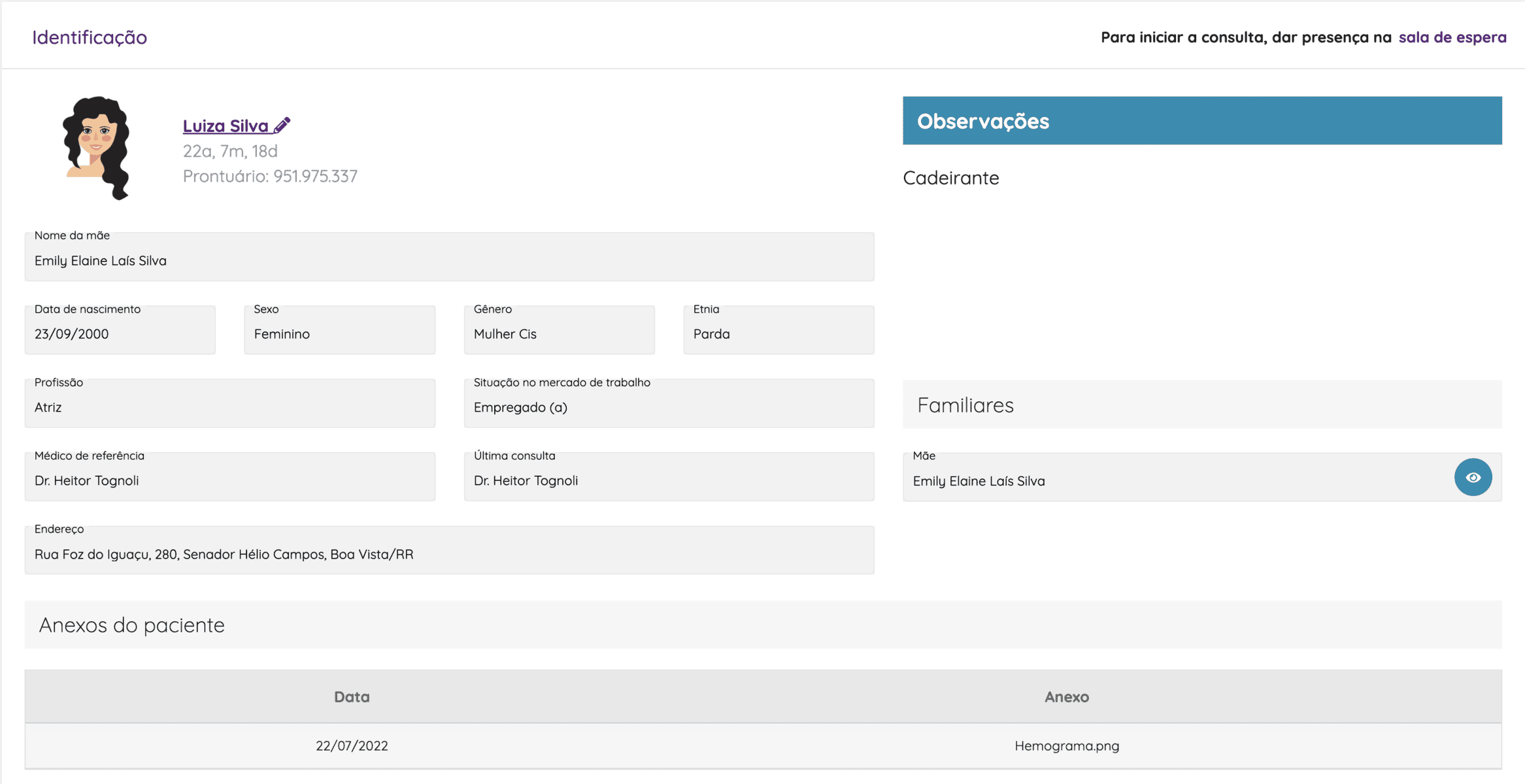 Uma captura de tela de um formulário de atendimento ao cliente.